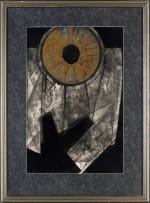 Bettie Cilliers-Barnard; Abstract with Yellow Circle