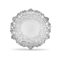 A George II silver salver, William Peaston, London, 1752