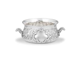 A Victorian silver two-handled bowl, Edward Ker Reid, London, 1859