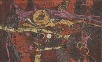 Dirk Meerkotter; Abstract in Red and Brown