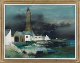 Pierre Jutand; Lighthouse and Houses