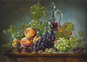 Cecil Kennedy; Still Life with Fruit and Decanter