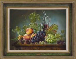 Cecil Kennedy; Still Life with Fruit and Decanter