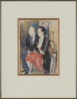 Wolf Kibel; Seated Couple
