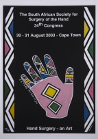 Esther Mahlangu; Hand Surgery – An Art Poster