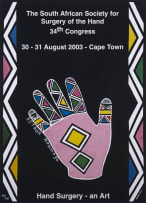 Esther Mahlangu; Hand Surgery - an Art Poster