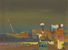 Walter Battiss; Fisherfolk of Lamu