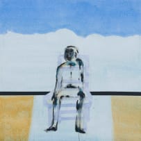 Robert Hodgins; Seated Figure: Landscape