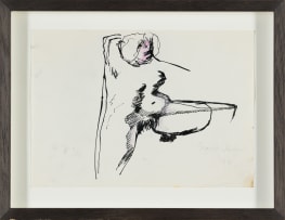 Robert Hodgins; Untitled (Dancing Nude)