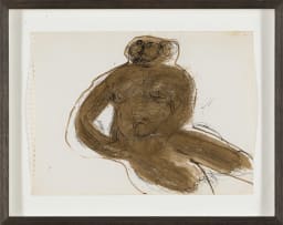 Robert Hodgins; Brown Seated Nude