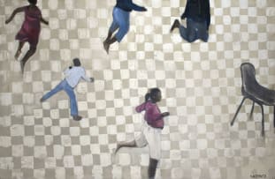 Gerald Tabata; Kids Playing a Jumping Game