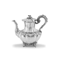 A William IV silver coffee pot, Edward, Edward Jnr, John and W Barnard, London, 1835