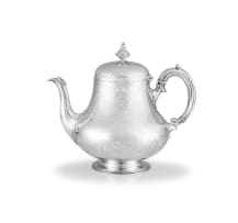 A Victorian silver teapot, Edward & John Barnard, London, 1860