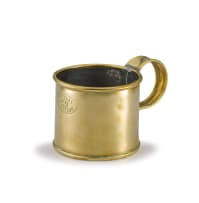 A Cape brass mug, Frederik Johannes Staal, Robertson, 1857-1934