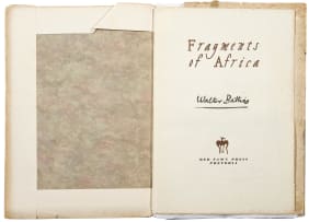 Walter Battiss; Fragments of Africa, portfolio
