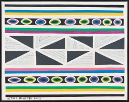 Esther Mahlangu; Untitled (Ndebele Pattern with Circles)