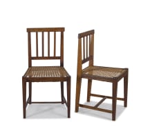 Two Overberg stinkwood chairs, 19th century