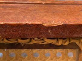 A set of six Cape stinkwood side chairs, 19th century