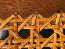 A set of six Cape stinkwood side chairs, 19th century