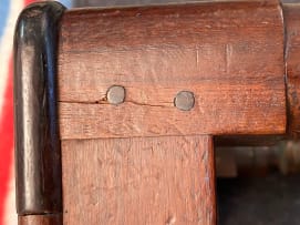 A set of six Cape stinkwood side chairs, 19th century