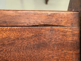 A set of six Cape stinkwood side chairs, 19th century