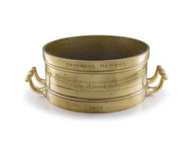 A Cape of Good Hope Imperial brass bushel, Potter, London, 1874