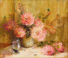Mari Vermeulen-Breedt; Still Life with Flowers