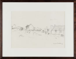 David Botha; Houses in a Landscape, two