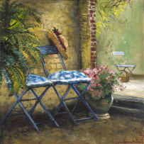 Mari Vermeulen-Breedt; Two Garden Chairs