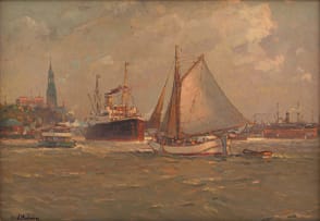 Cathcart William Methven; Harbour Scene