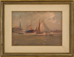 Cathcart William Methven; Harbour Scene