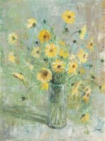 Christopher Tugwell; Yellow Daisies in a Vase