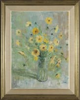 Christopher Tugwell; Yellow Daisies in a Vase