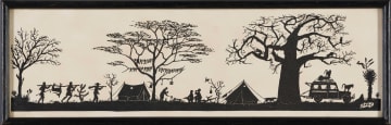 Unknown Artist; The Hippo Hunt; The Camp; The Bushveld; The Poacher; The Kill, five