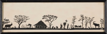 Unknown Artist; The Hippo Hunt; The Camp; The Bushveld; The Poacher; The Kill, five