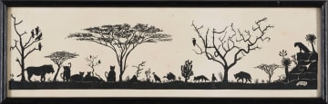 Unknown Artist; The Hippo Hunt; The Camp; The Bushveld; The Poacher; The Kill, five