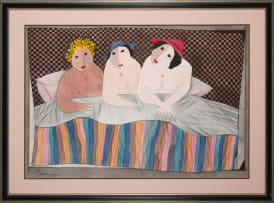 Pieter van der Westhuizen; Three Women in a Bed