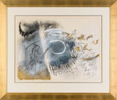 Jo Smail; Abstract in Black and Gold