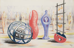 Henry Moore; Sculptural Object, Sculptural Objects Series (Cramer 7)