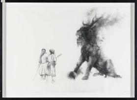 Diane Victor; Two Figures and Beast