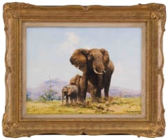 David Shepherd; Three Elephants