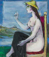Armando Baldinelli; Seated Nude