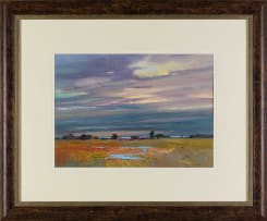 Errol Boyley; Landscape with Purple Sky