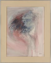 Hermine Spies Coleman; Pink and Grey Abstract