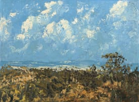 Stefan Ampenberger; Landscape with Blue Skies