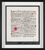 William Kentridge; Telegrams From The Nose, three