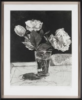 William Kentridge; Roses in Big Glass