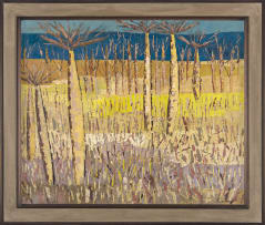 Gordon Vorster; Landscape with Trees
