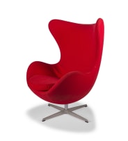 An Arne Jacobsen 'Model 3317' Egg Chair, designed 1957 for Fritz Hansen, 2000, Denmark