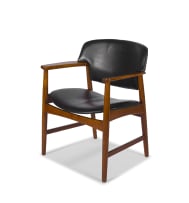 An Aksel Bender Madsen and Ejner Larsen 'Model 4205' dining chair for Fritz Hansen, 1950s, Denmark